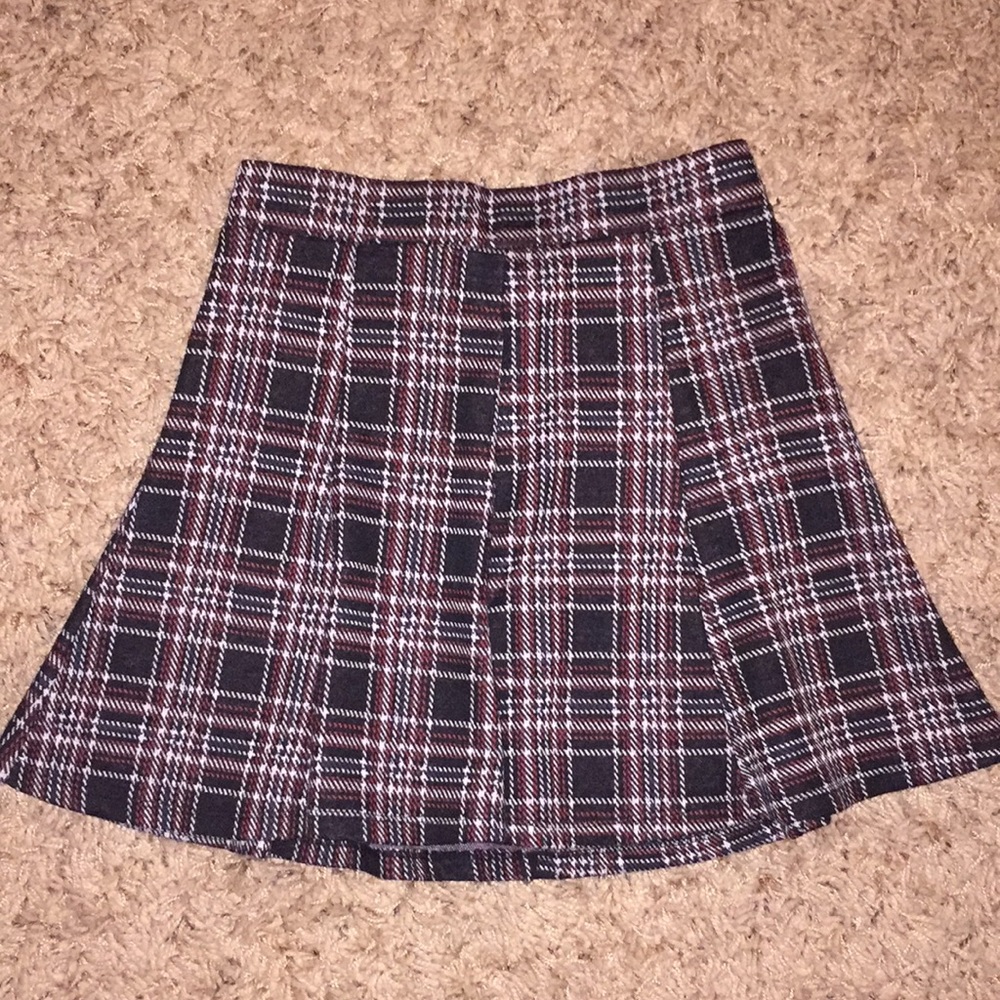 Plaid Mini Skirt